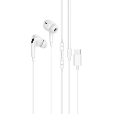 Наушники BOROFONE BM80 Magnificent, Type-C, встроенный ЦАП, белый