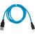 Кабель USB - Lightning 8pin, 1,0м, HOCO X21 Plus Silicone 2.4A, черный/синий