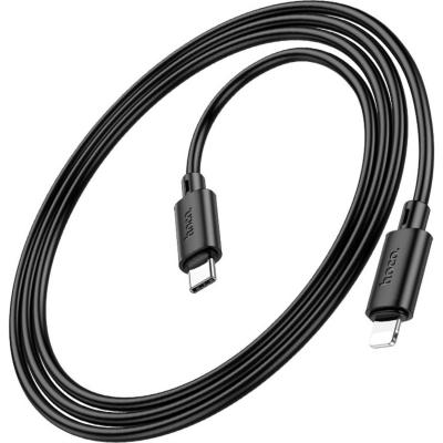 Кабель Type C - Lightning 8pin, 1,0м, HOCO X88 Gratified, 3.0А PD, ПВХ, черный