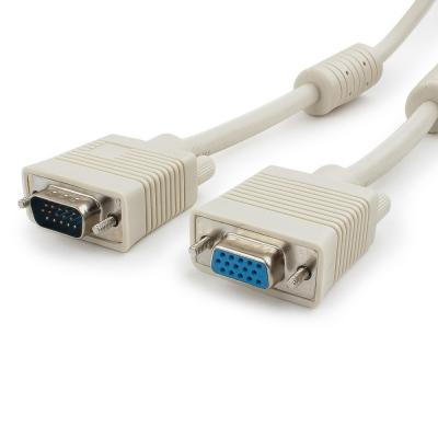 Шнур-удлинитель VGA(M)-VGA(F) 1,8м Premium Cablexpert CC-PPVGAX-6, экран, серый