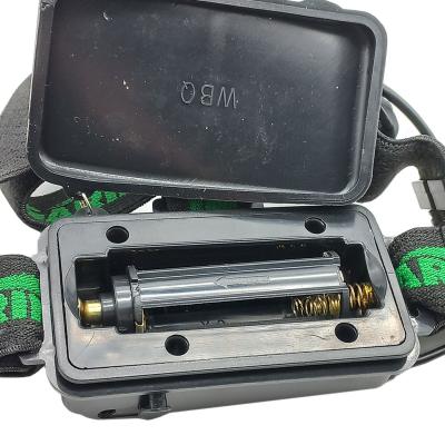Фонарь налобный GARIN HR-3WS, 1*18650/3*AAA