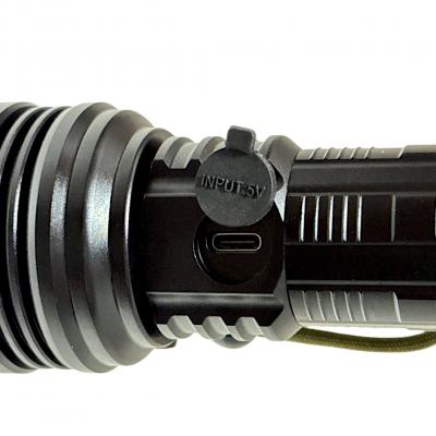 Фонарь ручной Smartbuy CREE XHP-90 30W,с сист. фокусировки луча, аккумул., черный (SBF-40-K)**