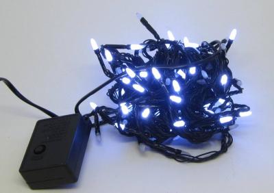 Гирлянда нитевая, 10м, 120LED, бел. пуля, Ч.П.