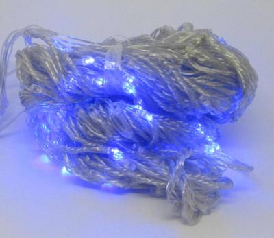 Гирлянда дождь, 400LED, RGB, прозрачный провод, HQ/240