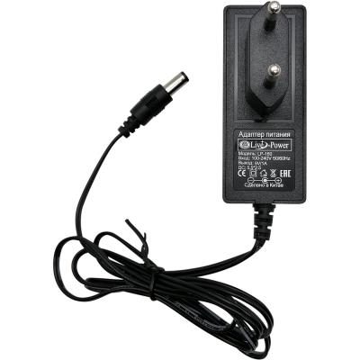 Блок питания импульсный  9,0V,  1,0A, 9W вилка на блоке, LP160  