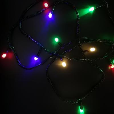 Гирлянда нитевая уличная, 50м, 240LED, 8мм RGB Ч.П. LX-280