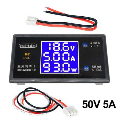 Измеритель Напряжения,Тока,Ваттметр, DC0-50v/0-5А