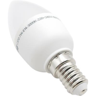 LED лампа C37D/7W/3000/E14, Smartbuy, диммируемая