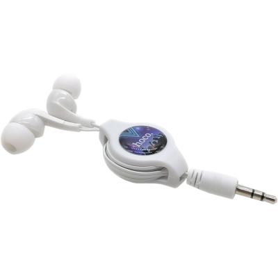 Наушники HOCO M68 Easy clip, с катушкой, белый