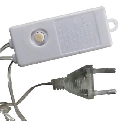 Гирлянда бахрома, шар, 3м\0,5м, 10шт, RGB, прозрачные, LX-111 Дед Мороз