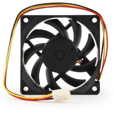 Вентилятор Gembird D7015SM-3, 70х70х15, втулка, 3pin, провод 25см