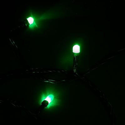 Гирлянда нитевая уличная, 50м, 240LED, 8мм зел. Ч.П. LX-284