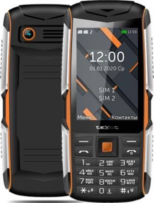 Мобильный телефон teXet TM-D426 защищенныйш IP54, черно-оранжевый*