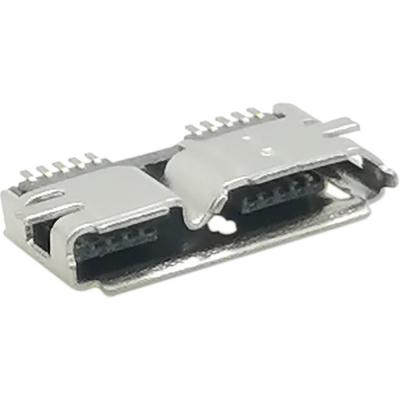 Гнездо  USB микро 10pin (3,0) на плату