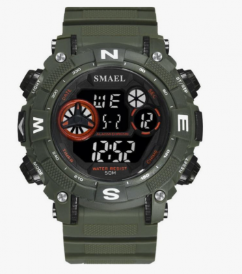 Часы наручные Smael SM1317 армейский зеленый (army-green)