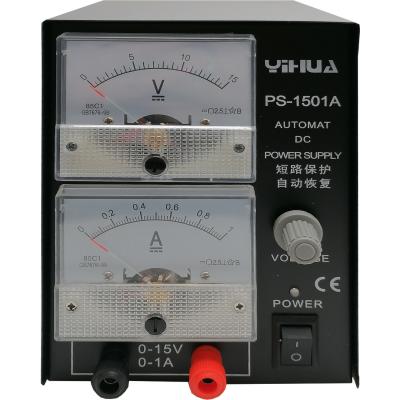 Блок питания лабораторный YH1501A  0-15V  0-1A
