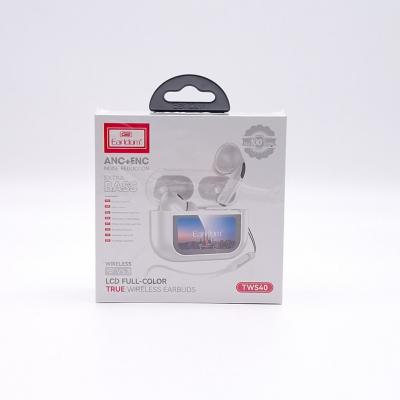 Беспроводные наушники Earldom TWS40, bluetooth, дисплей, в кейсе, белый