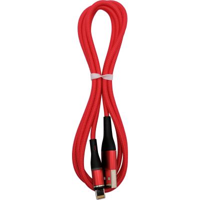 Кабель USB - Lightning 8pin, 1,2м, BOROFONE BU16 Magnetic, красный**