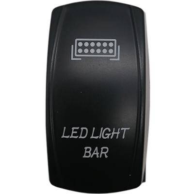 Переключатель клавишный доп. освещения 12V 20A - LED