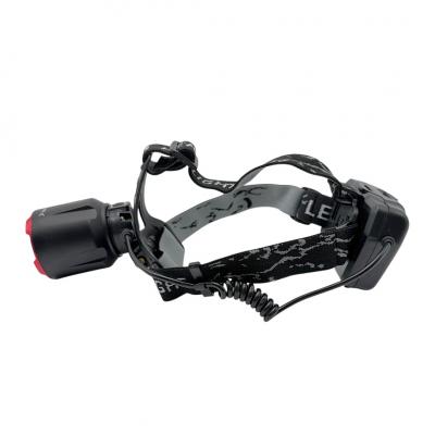 Фонарь налобный SY-2310T, Laser LED, ZOOM, 3*18650, Type-C