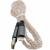 Кабель USB - Lightning 8pin, 1,0м, HOCO U112 Shine, светящийся, серый