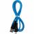 Кабель USB - Lightning 8pin, 1,0м, SmartBuy S21, 2.4A, силикон, синий (iK-512-S21bb)