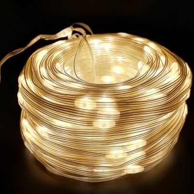 Гирлянда провол. 50м./500led, капля на тройном проводе, т.бел.; LX-212