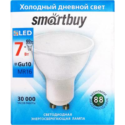 LED лампа Smartbuy-Gu10-07W/6000-N