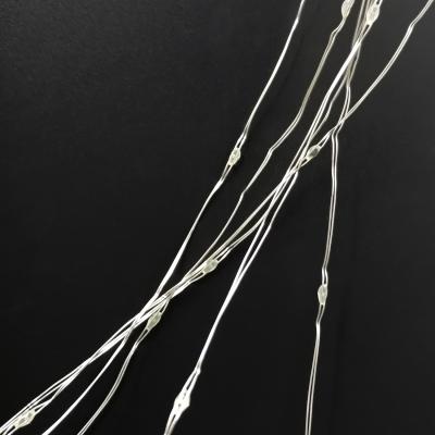 Гирлянда дождь проволочная, 2,5м/2,0м, LED, син. HL-25