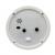Часы-будильник PERFEO Quartz PF-TC-020, круглые, 10 см, белый