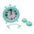 Часы-будильник PERFEO Quartz PF-TC-015, круглые, 9,5 см, синий Часы-будильник PERFEO Quartz PF-TC-015, круглые, 9,5 см, синий