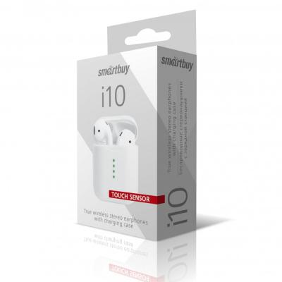 Беспроводные наушники SmartBuy TWS, i10 Touch Sensor (SBH-304)***