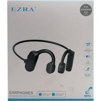 Беспроводные наушники EZRA BW56, bluetooth, костная проводимость, черный