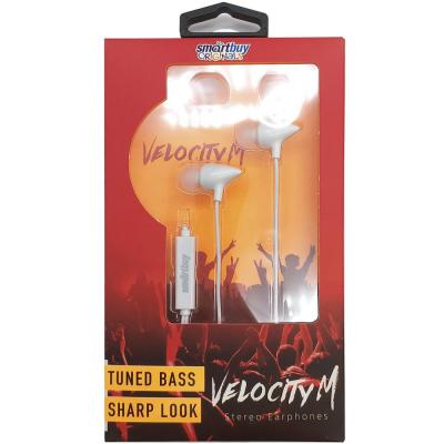Наушники в/канальные SmartBuy® VELOCITY M, белый (SBH-502)