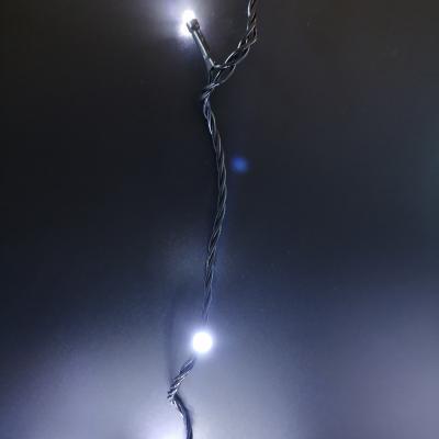 Гирлянда нитевая уличная, 20м, 160LED, бел./2 LED мерц, Ч.П. LX-223