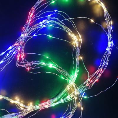 Гирлянда дождь проволочная, 2,0м/1,8м, LED, RGB, HL-25