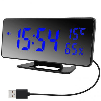 Часы VST888Y-5 син. цифры, USB (без блока)