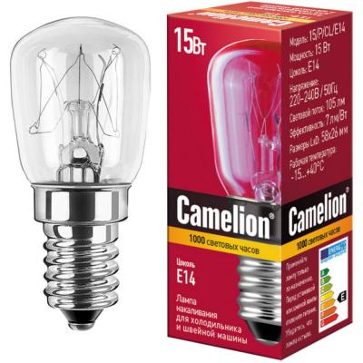 Лампа Camelion 15/P/CL/E14 д/холодильников и шв. машин