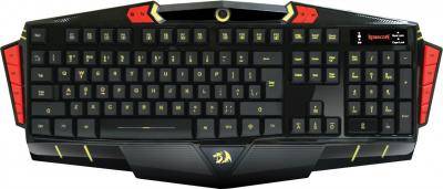Клавиатура игровая проводная REDRAGON Asura, USB, лазерн.гравировка, черный