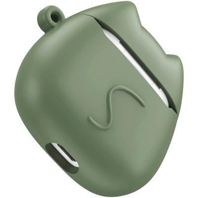 Беспроводные наушники HOCO EW45 Cat, Bluetooth, в кейсе, зеленый (forest cat)