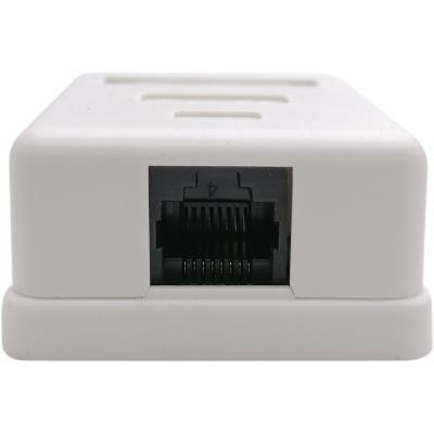 Розетка компьютерная AVS RJ-45 кат.5e внешняя, 1 порт