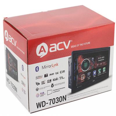 Автомагнитола 2DIN ACV WD-7030N 7", GPS,Bluetooth