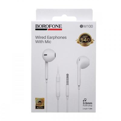 Наушники BOROFONE BM100, белый