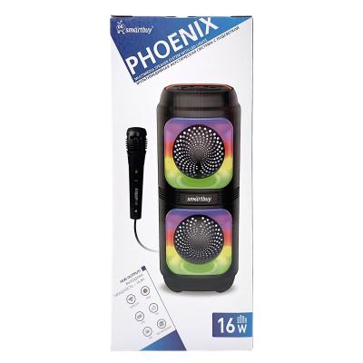 Активная колонка SmartBuy PHOENIX, 16 Ватт, микрофон, MP3, FM-радио, BT (SBS-5490)