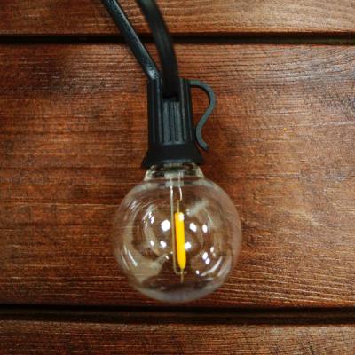 Гирлянда белт-лайт, уличная, 15м, 50LED mini, т.бел, шаг 50см, лампы в компл