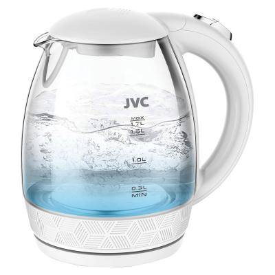 Чайник JVC JK-KE1514 (стекло, 2200 Вт, 1.7 л.) белый