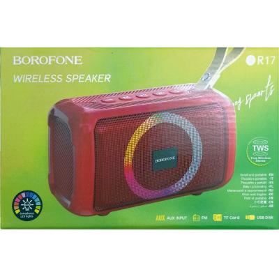 Активная колонка BOROFONE BR17 (FM/AUX/USB/microSD/BT/TWS), красный***