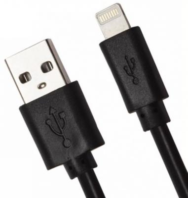 Кабель USB - Lightning 8pin, 0,15м, Smartbuy, <3A, черный (iK-0120)***
