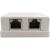 Розетка компьютерная NAS214 RJ-45 кат.5e внешняя, экранированная, 2 порта