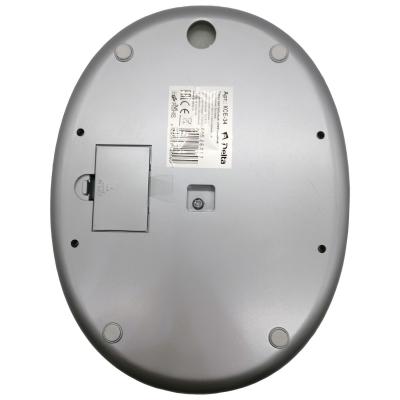 Весы кухонные DELTA KCE-34 (электронные, чаша, 5кг, 2*AAA) серебро